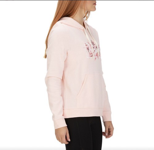 $50 Hurley Women’s Brotanical Fleece Pullover Hoodie Echo Pink Size L - Picture 3 of 6