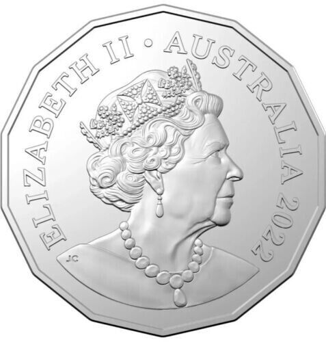 ✨2022 AUSTRALIA 50 CENT COIN QUEEN ROYAL AUSTRALIAN MINT COIN - Bild 2 von 5