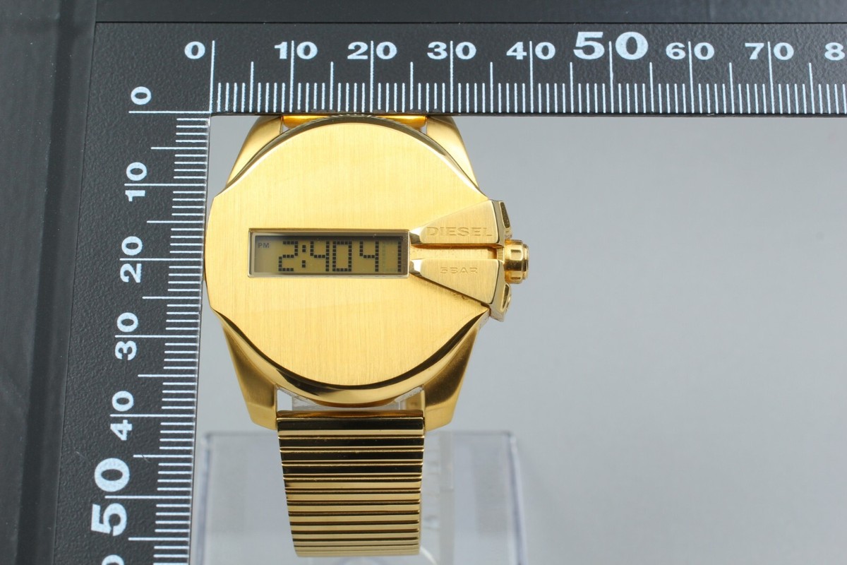 時計 DIESEL BABY CHIEF DZ1961 DZ1961: Gold digital steel watch | Diesel Baby Chief