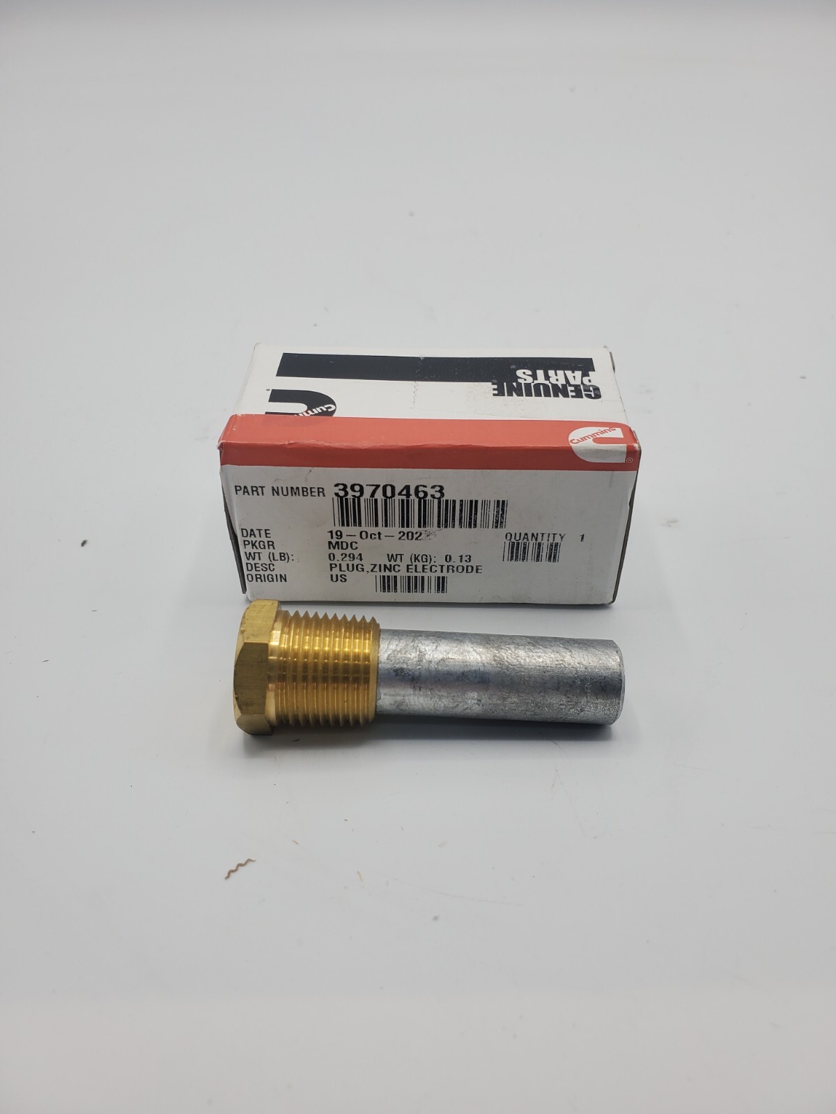 Cummins Zinc Electrode Plug 3970463 3.9 liter B engines. | eBay
