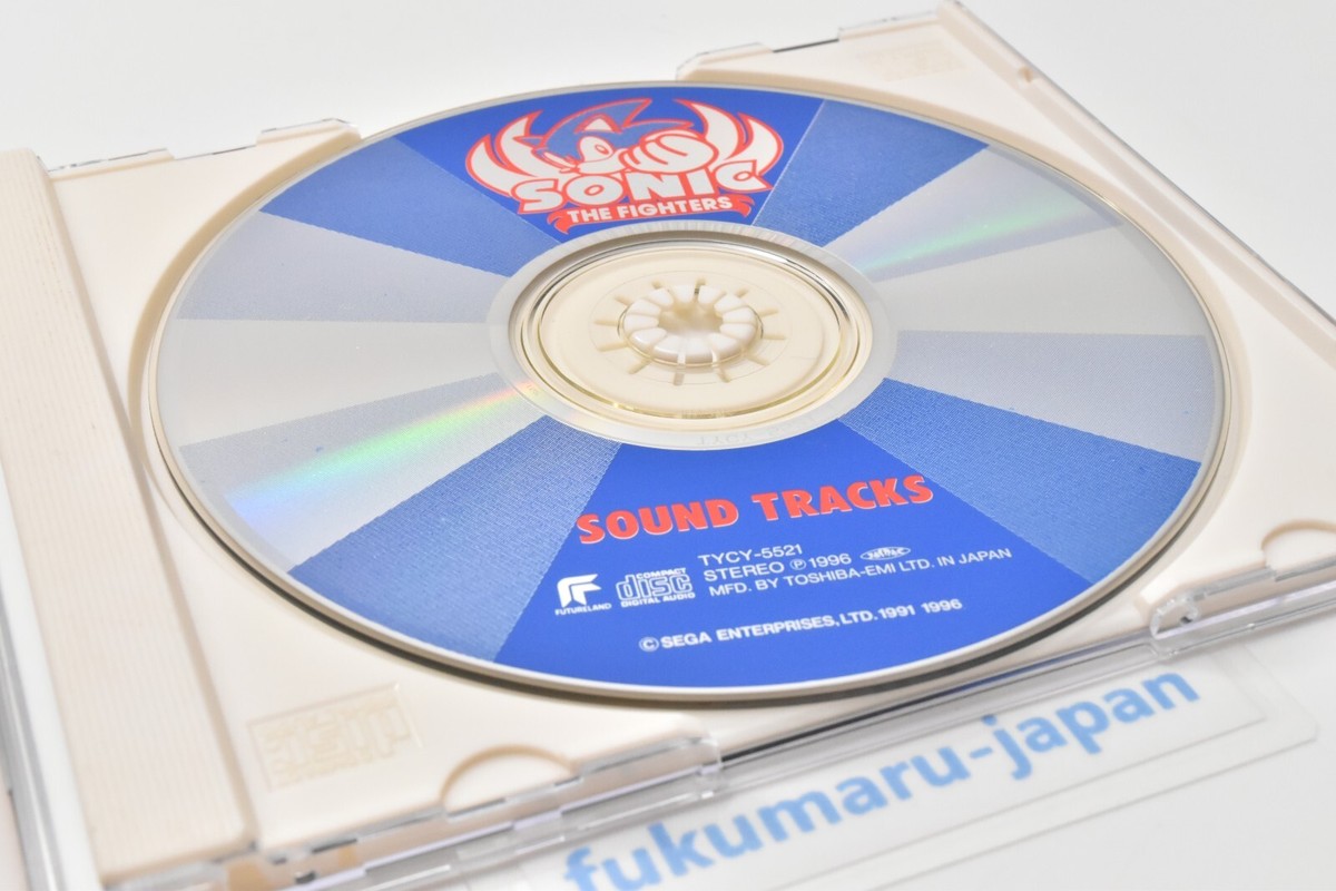 Sonic The Fighters Soundtrack CD Sonic the Hedgehog SEGA