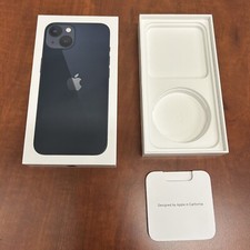 EMPTY BOX ONLY Apple iPhone 13 Midnight Black 128GB, Model A2482