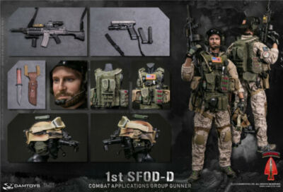 DAMTOYS 78074 1st SFOD-D Combat Applications Group GUNNER 1/6