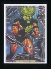 2024 SKYBOX MARVEL MASTERPIECES '92 PLATINUM CANVAS #42 LEADER