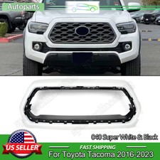For Toyota Tacoma 2016-23 Upper Grille Outer Shell Frame Bracket 040 Super White
