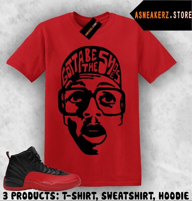 Tee Shirt Matching AJ 12 Flu Game To Match Sneaker Spike Lee 12s T-Shirt