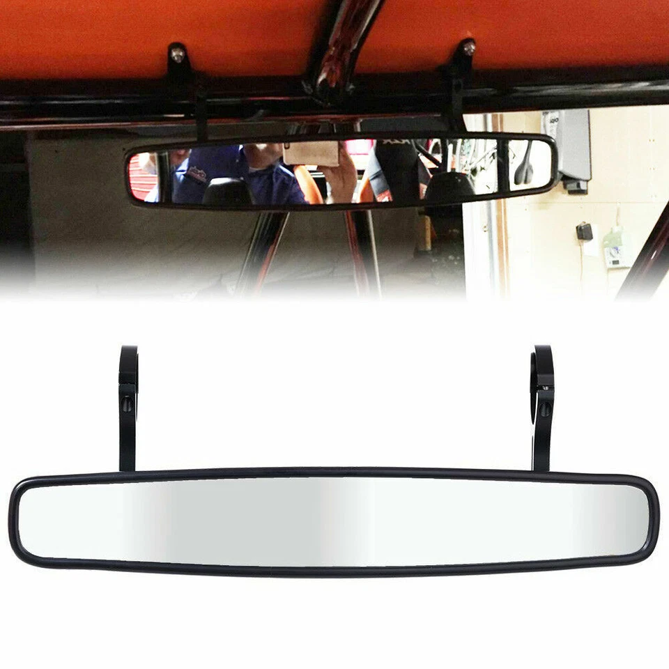 RZR UTV Rear View Center Mirror w/ 1.75" Bar for Polaris RZR 800 900 S/XP 1000 - Image 3 of 4