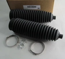 NEW 2009-2014 FORD F150 4x4 BLACK RACK & PINION BELLOW/ BOOT KIT WITH CLAMPS