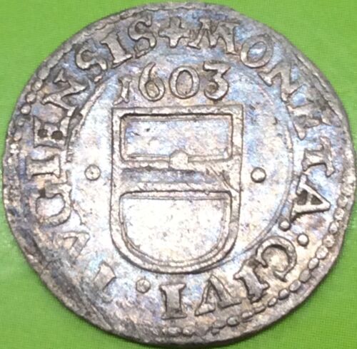 Switzerland 3 kreuzer 1604 Canton Zug silver