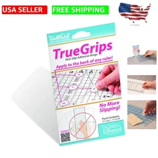 Craft with Confidence - TrueCut Non-Slip Ruler Grips, 30 Total for Precision
