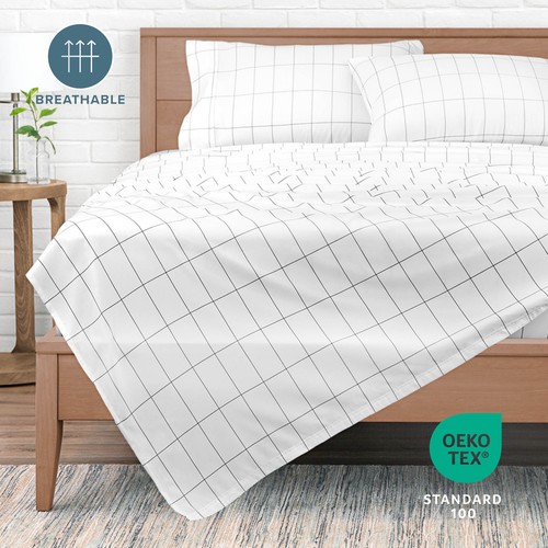 Bare Home 1800 Ultra-Soft Sheet Set Prints - Deep Pockets - Bild 28 von 126