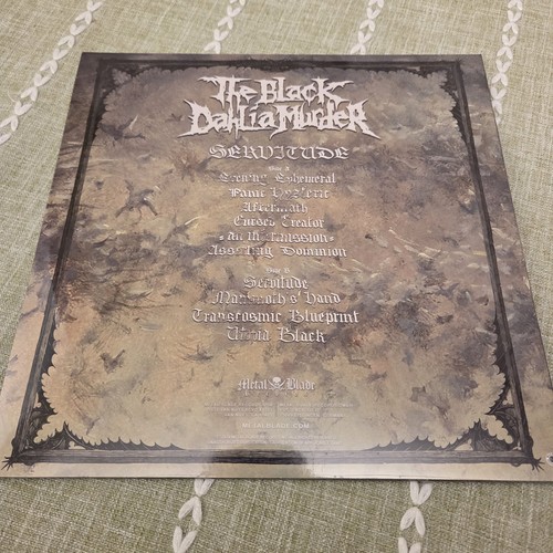 The Black Dahlia Murder Servitude (Vinyl) 12" Album Blue Smoke - Picture 2 of 3