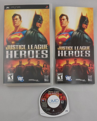 Justice League Heroes (Sony PSP, 2006) CIB / Complete - Tested