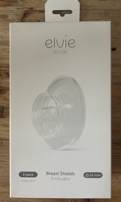 NIB Elvie Stride Breast Shields 24mm 2 pack BPA Free Dishwasher Food Safe