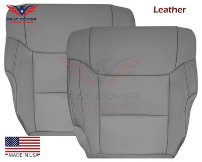 2014 2015 2016 2017 Front Bottom Seat Covers For Toyota Tundra WT Gray Leather
