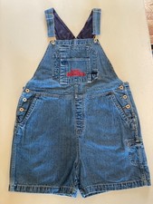 Rare Bum Equipment Blue Overall Shorts, Size XLarge, 90 s Vintage