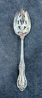 Joan Of Arc Sterling Silver by International Pierced Table Serving Spoon 8-1/4"