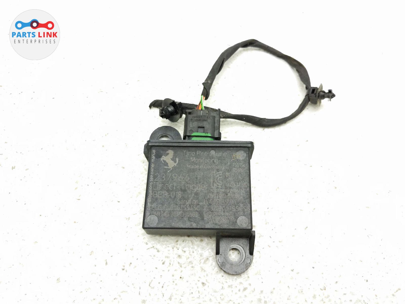 2008-14 FERRARI CALIFORNIA TPMS TRIGGER CONTROL MODULE HARNESS 237966 F149 F12