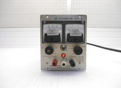 LAMBDA LH 124 FM REGULATED POWER SUPPLY - ELECTRONIC TEST EQUIPMENT