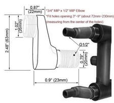 Black Oil Brass Wall Mount Clawfoot Tub Bathtub Faucet Adjustable Swing Arms