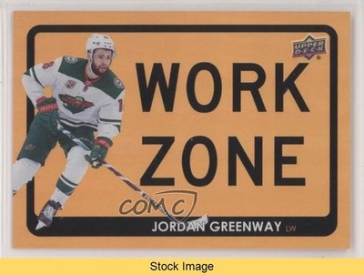 2021-22 Upper Deck Series 1 Work Zone Jordan Greenway #WZ-24 READ g0d