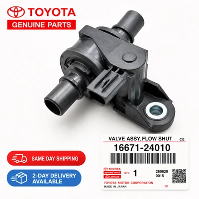 16671-24010 Toyota 2019 2022 2023 Corolla Lexus UX200 Coolant Flow Control Valve - Bild 1 von 4