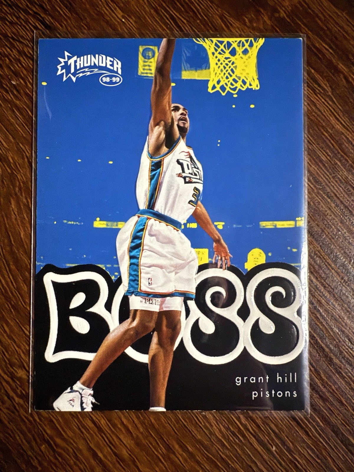 1998-99 Skybox Thunder Boss Grant Hill #6B HOF