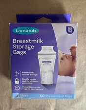 Lansinoh Breastmilk Storage Bags for Breastfeeding Moms - 50 Ct