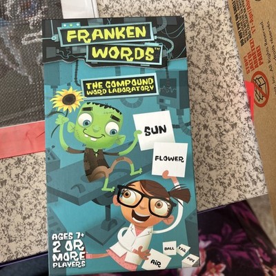 Franken Words Compound Word Laboratory Card Game Haywire Group Age 7+ c2015 New