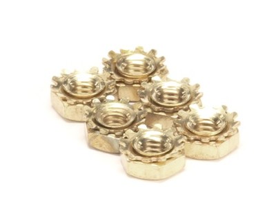 Manitowoc Ice 8-32 Brass Hex Nut W/Lw Pkg/6 5429139 - Genuine OEM Replacement