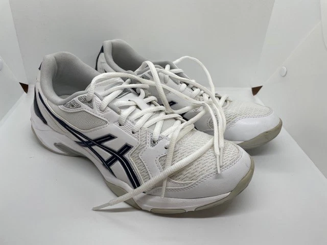 Asics Shoes Womens 9 Gel Rocket Volleyball sneakers White Navy NWOT - Image 2 of 4