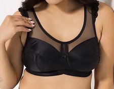 LITTLE ROSE Entlastungs-BH Mikrofasermischung Passform mit Spitzeneinsatz Gr 95C