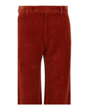Gucci Mens Velvet Flared-Leg Pants - Image 3 of 3