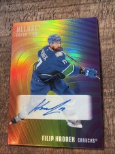 2025-26 Filip Hronek #RA-FH FULL Rainbow Auto Allure Color Flow