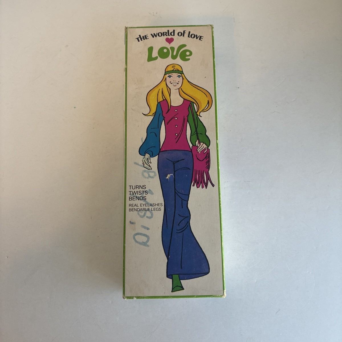 Hasbro The World of Love Hippie Doll Named Love 1971 With Box