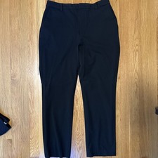 Women’s Uniqlo Pants Large 30-31 In Waist Black Rn139864