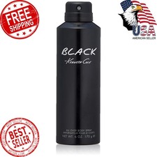 Kenneth Cole Black All Over Body Spray for Men, 6.0 Fl. Oz Body Spray Colog...