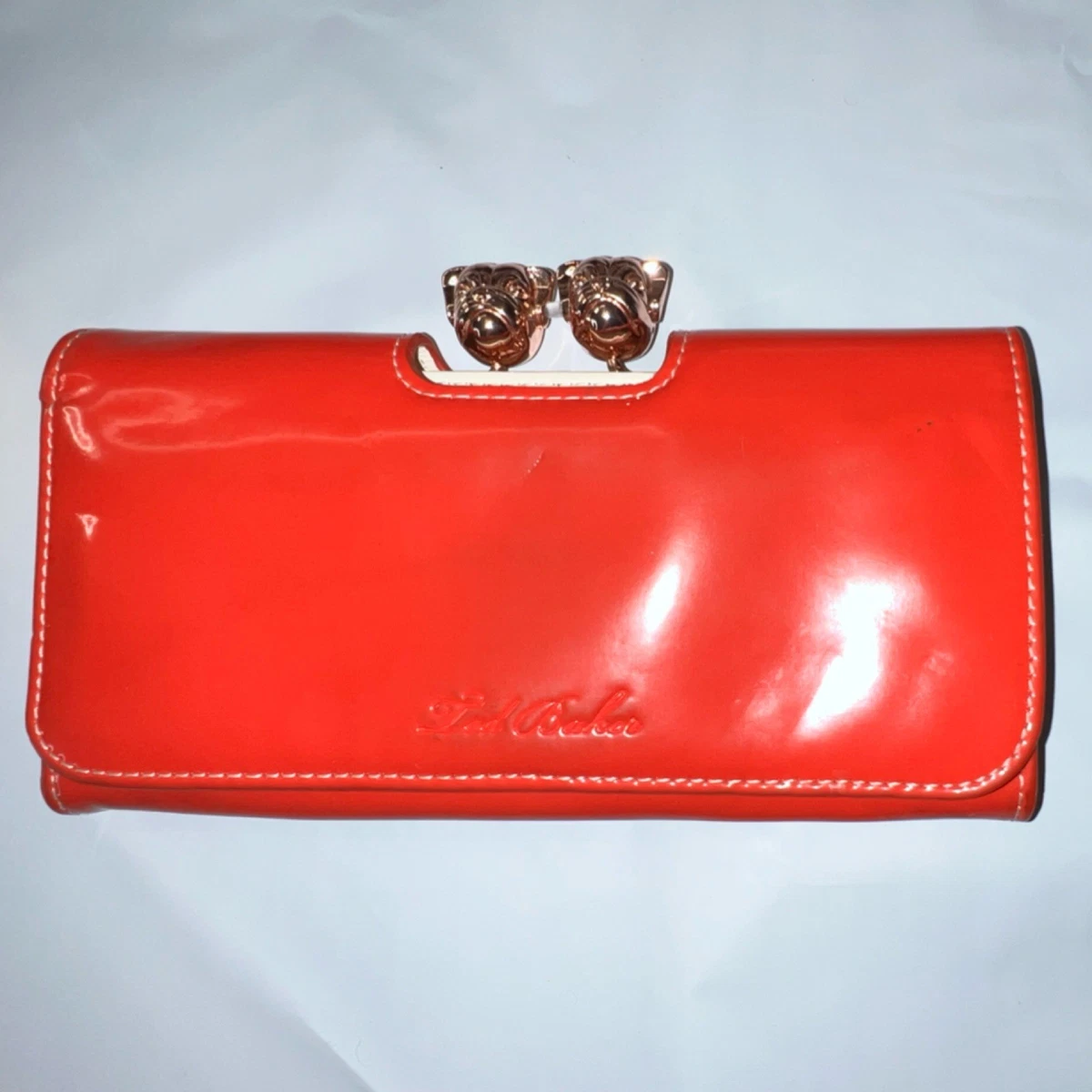 TED BAKER ✳︎ クリスタルガマ財布  red レッド（赤）系 TED BAKER(テッドベーカー) 財布・小物(レディース