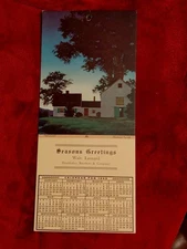 Vintage Maxfield Parrish “Twilight” 1940 Desk Calendar / Blotter VG UNUSED 