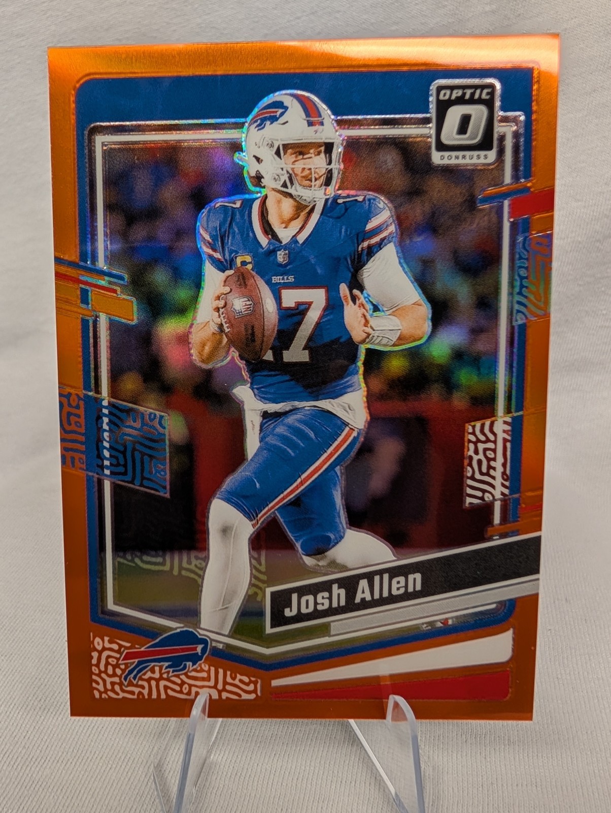 2023 Donruss Optic - Josh Allen #22 - Orange /249 - Buffalo Bills