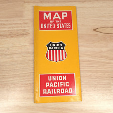 1947 Union Pacific Railroad Map of the United...