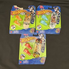 LOT OF 3 Hot Wheels Skate Series Skateboard Tony Hawk Fingerboards New (Lot 1)