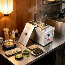Electric Noodles Pasta Boiler 2 Holes Commercial Pasta Cooker Table Top Noodle