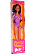 VINTAGE BARBIE FRIEND TERESA, FLORIDA VACATION BNIB 1998 MATTEL 20537