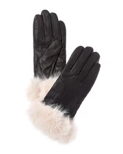 Surell Accessories Leather Gloves Women's
