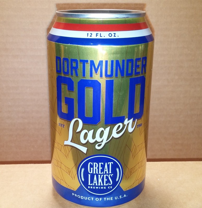 Dortmunder Gold Lager 12oz beer can Great Lakes Brewing Cleveland, OH 2025 EMPTY