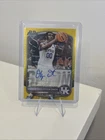 New Listing2025 Bowman Chrome Basketball Otega Oweh Yellow Refractor /75 Kentucky