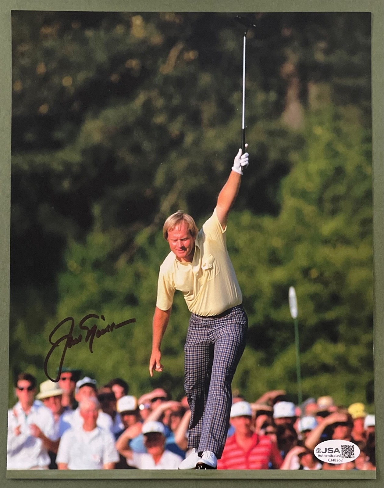 Jack Nicklaus Autographed Signed 8X10 MASTERS GOLF PHOTO JSA CERTIFIED 