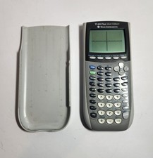 Texas Instruments TI-84 Plus Graphing Calculator - Silver With Case & Batteries