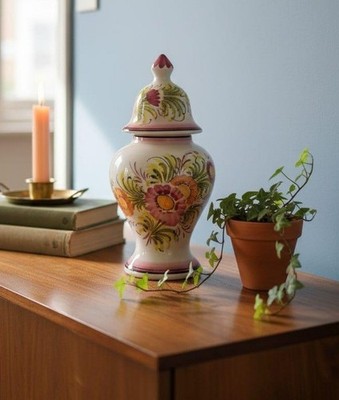 Portugiesischer handbemalter Gewürzkrug Talavera/Andalusischer Stil - Dekotopf